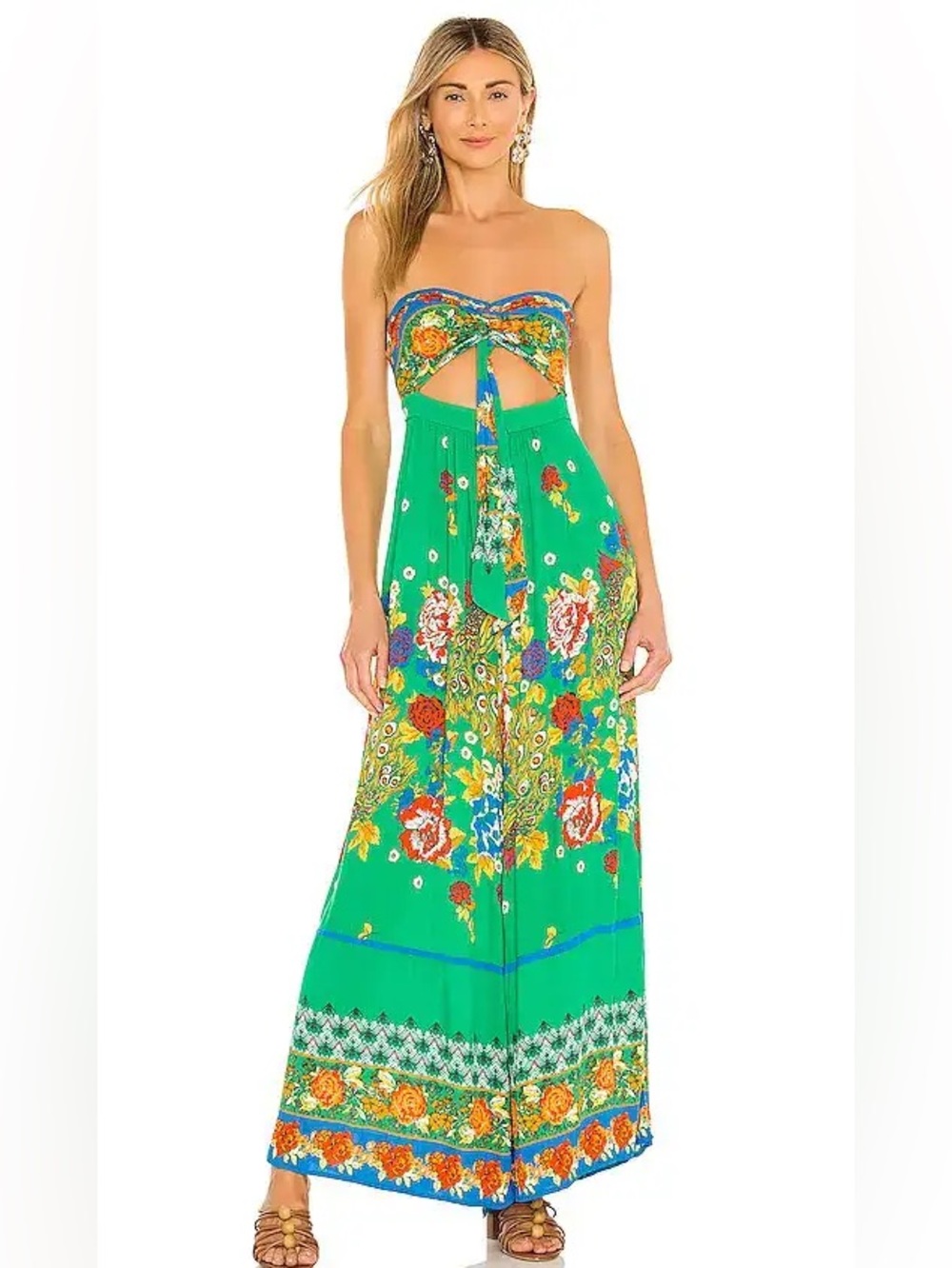 Free People Bali Birds Of Paradise Jumpsuit